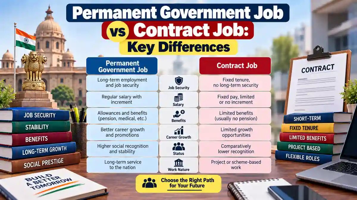 Permanent Government Job vs Contract Job: Key Differences