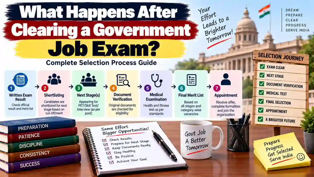 What Happens After Clearing a Government Job Exam? Complete Selection Process Guide